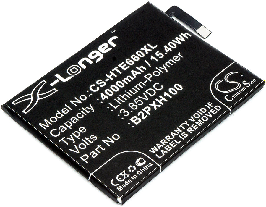 CS-HTE660XL : Battery for HTC One X10, One X10 LTE-A, X10w and others - Replaces HTC B2PXH100, 35H00264-00M