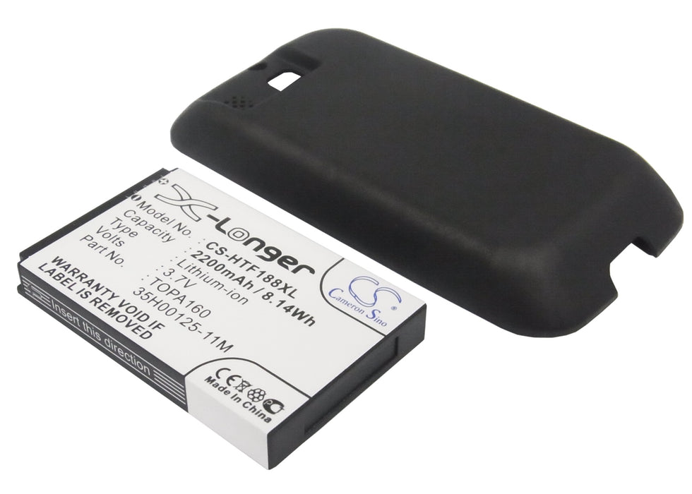 CS-HTF188XL : Battery for HTC Smart, Rome, Rome 100 and others - Replaces HTC TOPA160, 35H00125-11M