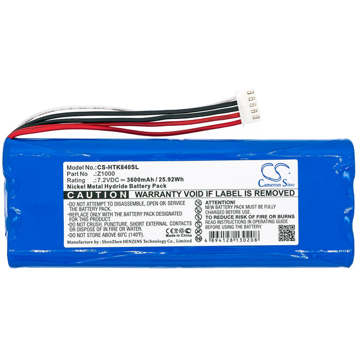 CS-HTK840SL : Battery for Hioki LR8400, MR8880-20 - Replaces Hioki Z1000