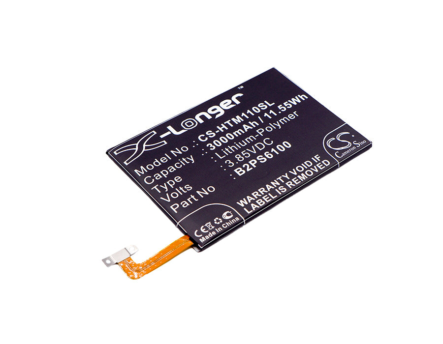 CS-HTM110SL : Battery for HTC One M10, One M10U, One M10h and others - Replaces HTC B2PS6100, 35H00256-00