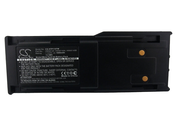 CS-HTP110TW : Battery for Motorola Radius P110 - Replaces Motorola HNN8148, HNN8148A, HNN8148B