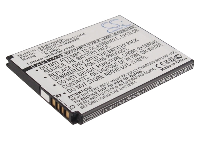 CS-HTT528SL : Battery for HTC One ST, One SU, One SC and others - Replaces HTC BM60100, 35H00201-04M, 35H00201-16M and others