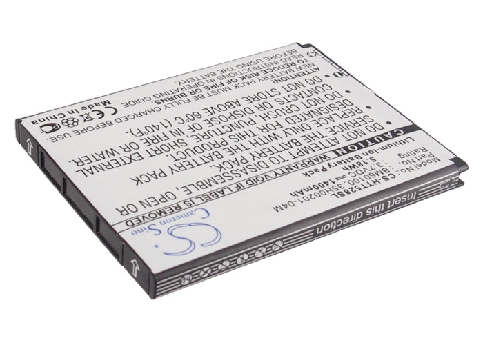 CS-HTT528SL : Battery for HTC One ST, One SU, One SC and others - Replaces HTC BM60100, 35H00201-04M, 35H00201-16M and others