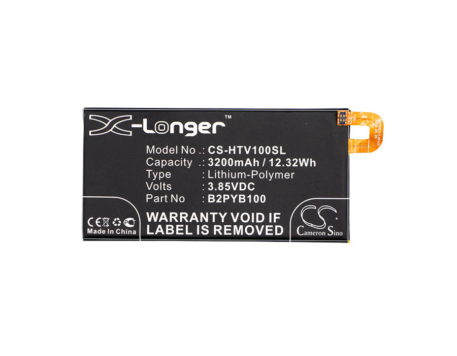 CS-HTV100SL : Battery for HTC 10 Evo, 10 Evo TD-LTE, M10f and others - Replaces HTC B2PYB100, 35H00265-00M