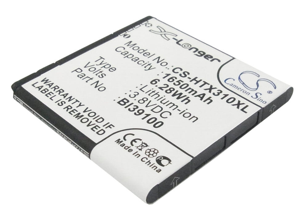 CS-HTX310XL : Battery for HTC Titan, Titan II, X310E and others - Replaces HTC BI39100, 35H00170-01M, BA S640