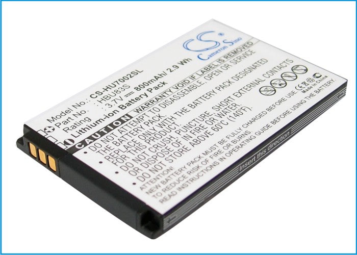 CS-HU7002SL : Battery for Huawei G7002, C288S, C2205 and others - Replaces Huawei HBC80S, HBC85S