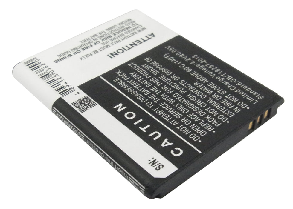 CS-HU8150SL : Battery for T-Mobile Rapport, Comet U8150-B, Comet - Replaces huawei HB4J1, HB4J1H