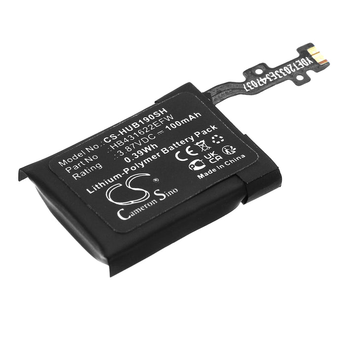 CS-HUB190SH : Battery for Huawei Band B6, Band B7, FDS-B19 and others - Replaces Huawei HB431622EFW