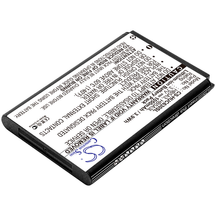 CS-HUC630SL : Battery for Huawei C6300 - Replaces Huawei HB5A3, HB5A3L