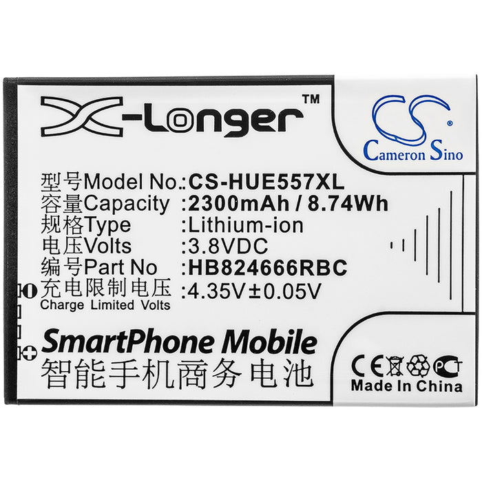 CS-HUE557XL : Battery for Huawei E5577s-321, E5577Bs-937, E5577 ebs-937 and others - Replaces Huawei HB824666RBC, HWBBJ1