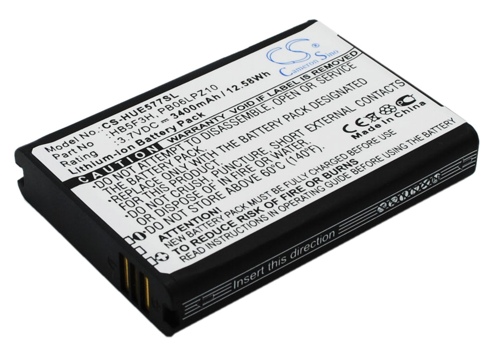 CS-HUE577SL : Battery for Huawei E5372T, E5775, GL06P and others - Replaces Huawei HB5F3H, PB06LPZ10, PBD06LPZ10 and others