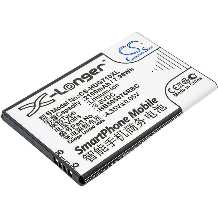 CS-HUG710XL : Battery for Huawei A199, Ascend G710, G606 and others - Replaces Huawei HB505076RBC