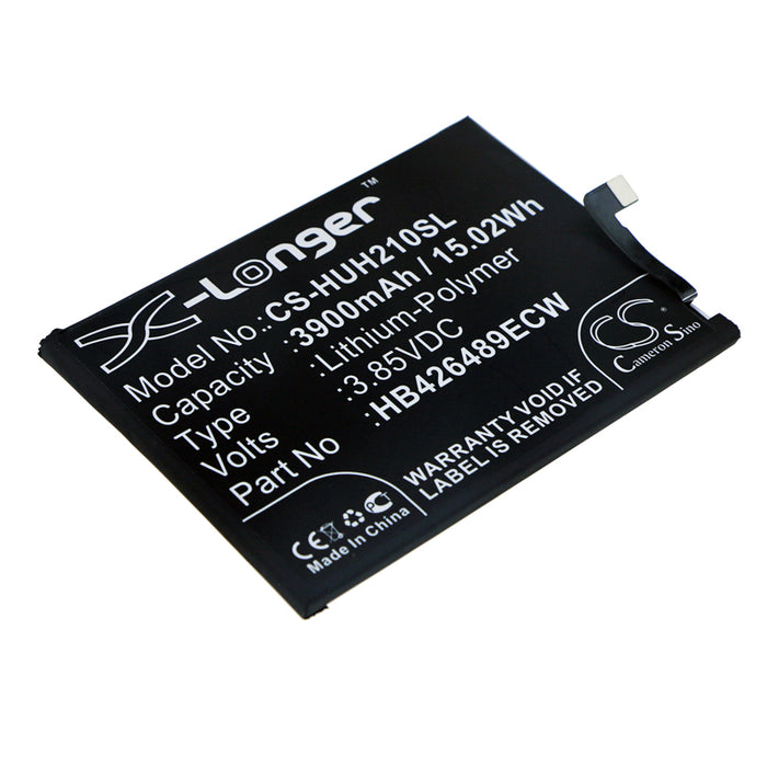 CS-HUH210SL : Battery for Huawei Honor V20, PCT-TL10, PCT-AL10 and others - Replaces Huawei HB426489ECW, HB426489EEW