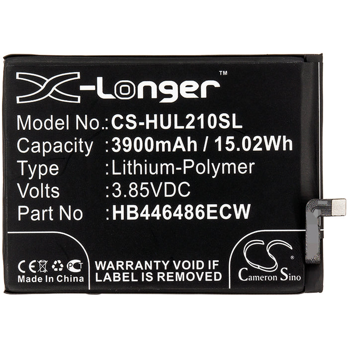 CS-HUL210SL : Battery for Huawei P Smart Z, STK-L21, Y9s 2019 and others - Replaces Huawei HB446486ECW