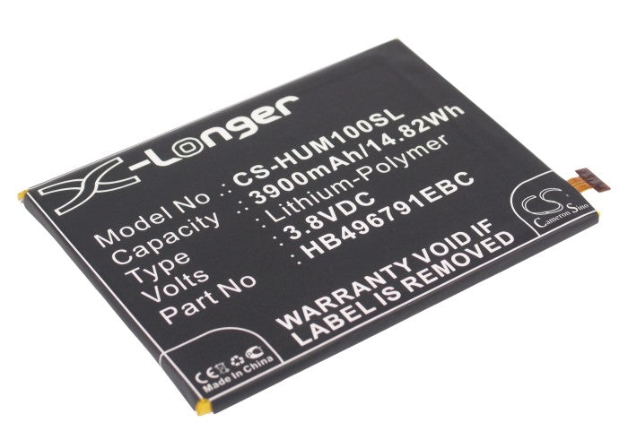 CS-HUM100SL : Battery for Huawei Ascend Mate, MT1-U0, MT1-U06 and others - Replaces Huawei HB496791EBC, HB496791EBW