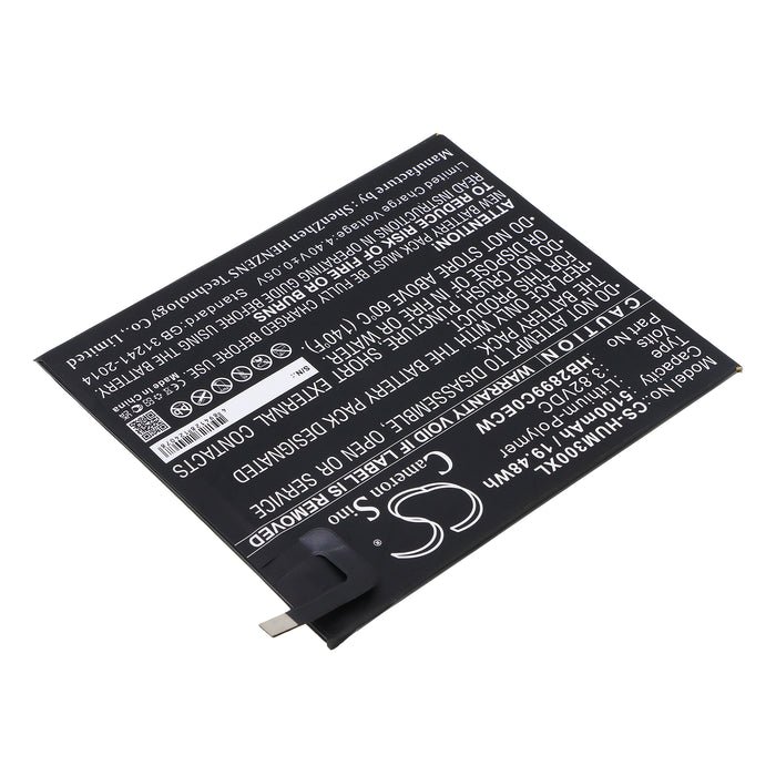 CS-HUM300XL : Battery for Huawei Mediapad M3 TD-LTE, BTV-DL09, BTV-W09 - Replaces Huawei HB2899C0ECW