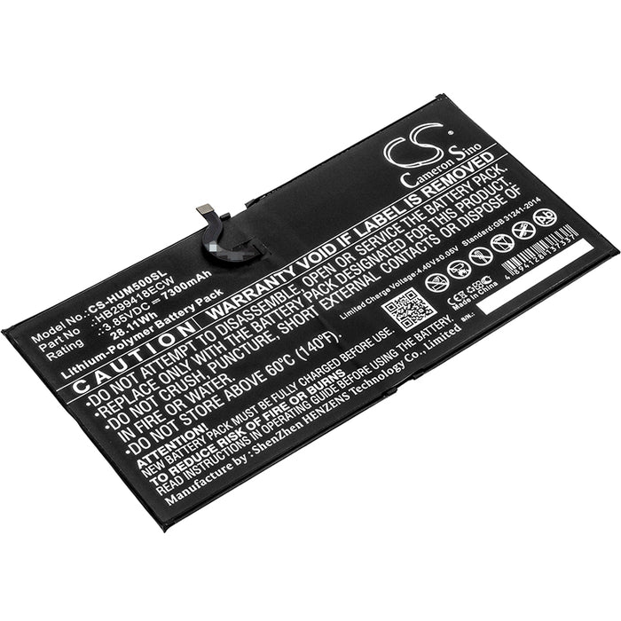 CS-HUM500SL : Battery for Huawei MediaPad M5, MediaPad M5 10.8, CMR-AL09 and others - Replaces Huawei HB299418ECW