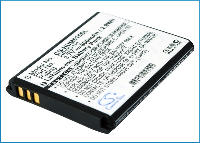 CS-HUM615SL : Battery for Cricket Pillar, M615 - Replaces Cricket HB5D1H