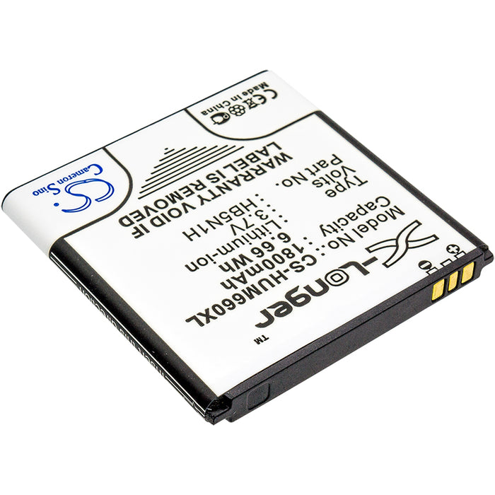 CS-HUM660XL : Battery for Cricket M660, Ascend Q - Replaces T-Mobile HB5N1, HB5N1H