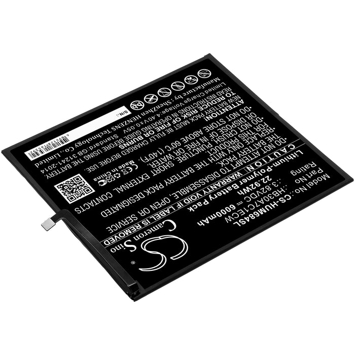 CS-HUM684SL : Battery for Huawei MediaPad M6 8.4, VRD-AL09, VRD-W09 - Replaces Huawei HB30A7C1ECW