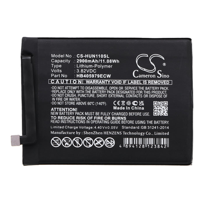 CS-HUN110SL : Battery for Huawei Nova, Nova Dual Sim, CAN-L11 and others - Replaces Huawei HB405979ECW