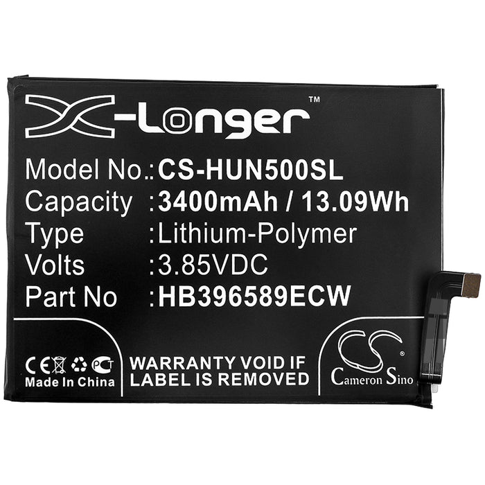 CS-HUN500SL : Battery for Huawei Nova 5, Nova 5 Pro, SEA-TL00 and others - Replaces Huawei HB396589ECW