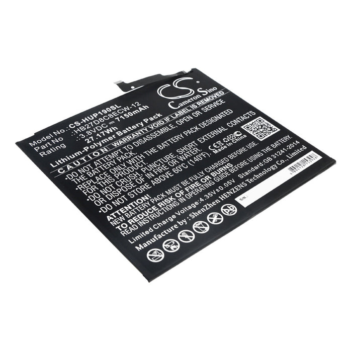 CS-HUP190SL : Battery for Huawei MatePad Pro, MRX-AL09, MRX-AL19 and others - Replaces Huawei HB27D8C8ECW-12