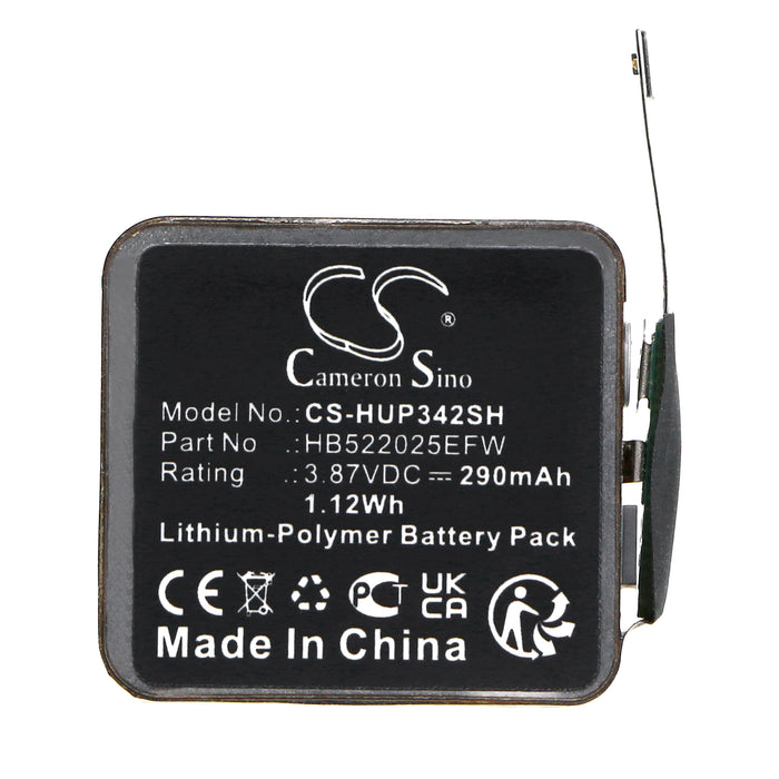 CS-HUP342SH : Battery for Huawei Watch GT3 42mm, Watch GT3 Pro 42mm - Replaces Huawei HB522025EFW