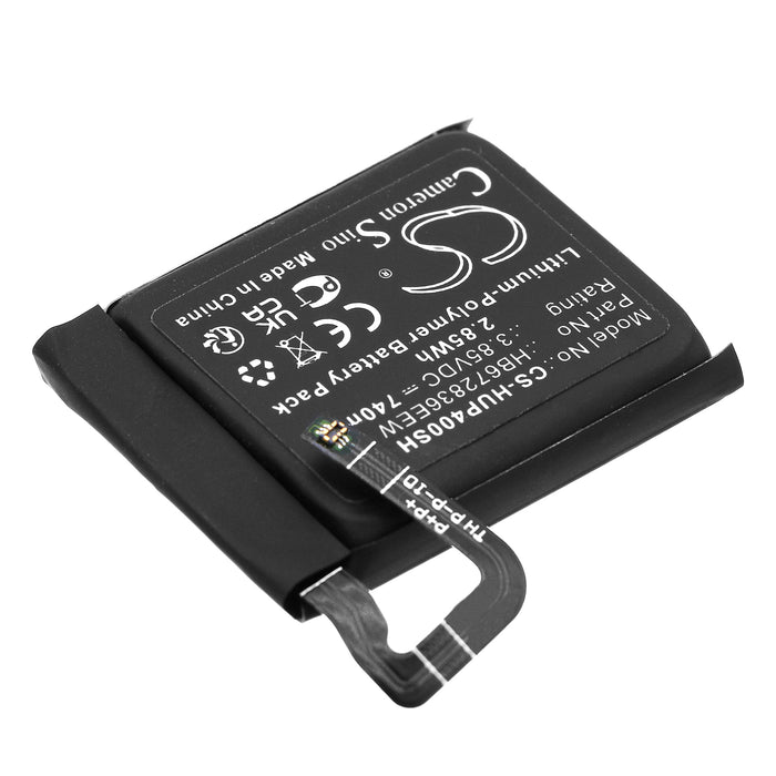 CS-HUP400SH : Battery for Huawei Watch GS Pro, Watch 4x, Watch 4s - Replaces Huawei HB672836EEW