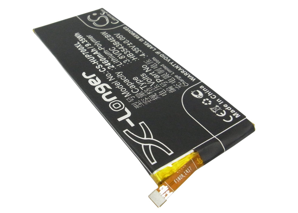 CS-HUP700XL : Battery for Huawei P7, Sophia, Ascend P7-L09 and others - Replaces Huawei HB3543B4EBW