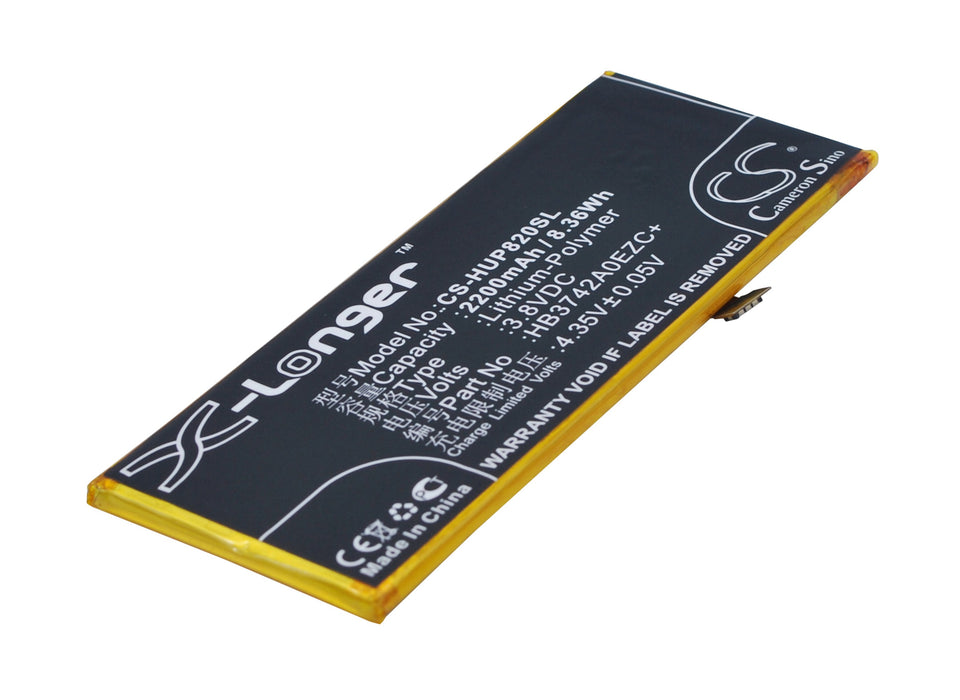 CS-HUP820SL : Battery for Huawei P8 Lite, ALE-L04, ALE-CL00 and others - Replaces Huawei HB3742A0EZC+, HB3742A0EZC