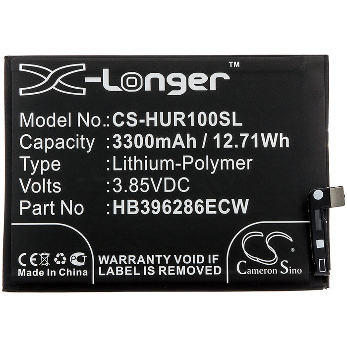 CS-HUR100SL : Battery for Huawei P Smart 2019, POT-LX3, POT-L23 and others - Replaces Huawei HB396286ECW