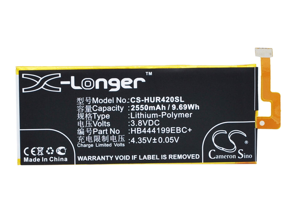 CS-HUR420SL : Battery for Huawei Honor 4C, G Play Mini, C8818 and others - Replaces Huawei HB444199EBC+