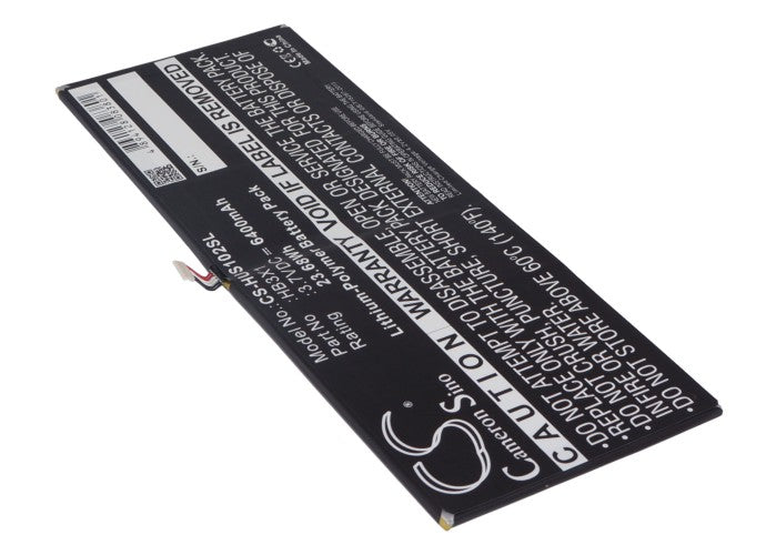 CS-HUS102SL : Battery for Huawei MediaPad 10 Link, S10-201W, S10-201WA - Replaces Huawei HB3X1