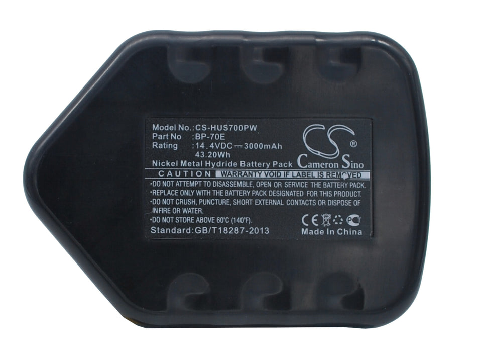 CS-HUS700PW : Battery for HUSKIE REC-S3550 - Replaces HUSKIE BP-70E