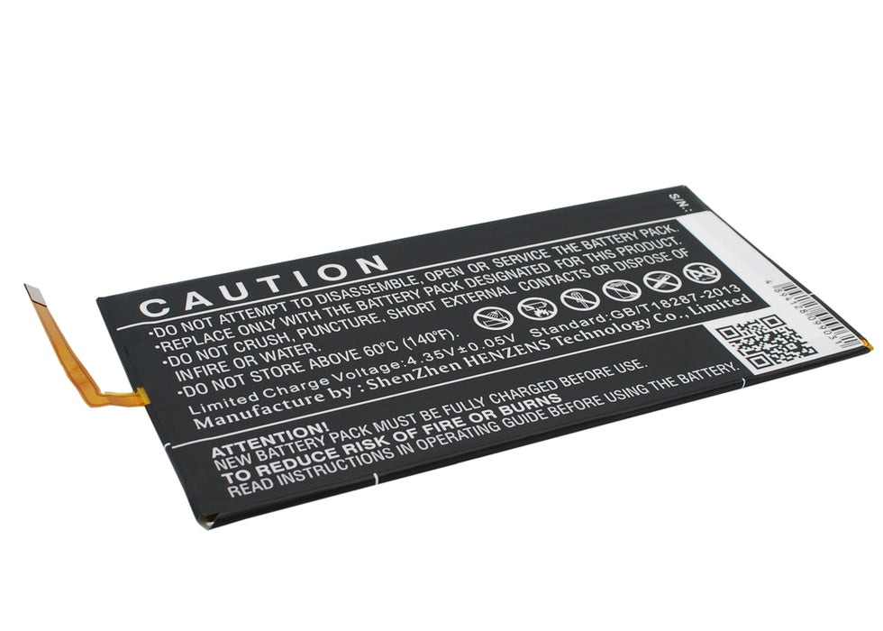 CS-HUS800SL : Battery for Huawei Mediapad M1 8.0, S8-301L, S8-701w and others - Replaces Huawei HB3080G1EBW, HB3080G1EBC