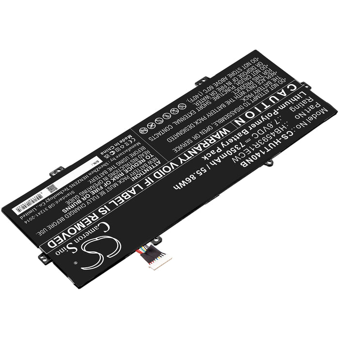 CS-HUT140NB : Battery for Huawei MateBook 14, MateBook X Pro i7, MateBook 14 KLV-W29 and others - Replaces Huawei HB4593R1ECW