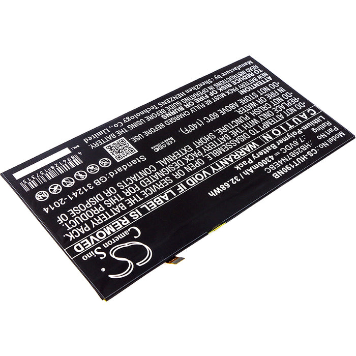 CS-HUT190NB : Battery for Huawei MateBook, HZ-W19 - Replaces Huawei HB25B7N4EBC