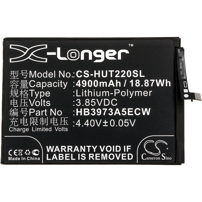 CS-HUT220SL : Battery for Honor Note 10, RVL-AL09, X30 Max and others - Replaces Huawei HB3973A5ECW