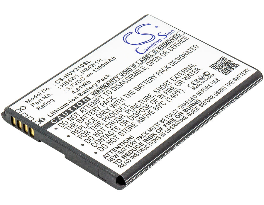 CS-HUY210SL : Battery for Huawei Ascend Y210, Ascend Y210C, Ascend Y210-0151 and others - Replaces Huawei HB4W1, HB4W1H