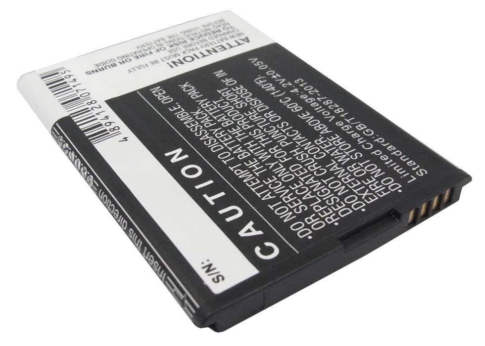 CS-HUY210XL : Battery for Huawei Ascend Y210, Ascend Y210C, Ascend Y210-0151 and others - Replaces Huawei HB4W1, HB4W1H