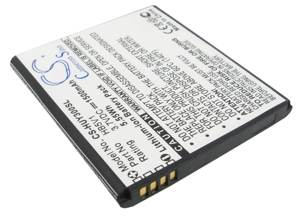 CS-HUY300SL : Battery for Huawei Y300, Y300C, U8833 and others - Replaces Huawei HB5V1, HB5V1HV