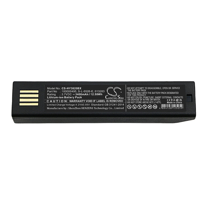 CS-HY3820BX : Battery for Honeywell 3820, 3820i, 4820 and others - Replaces Honeywell 100000495, S-L-0526-E, 013283 and others