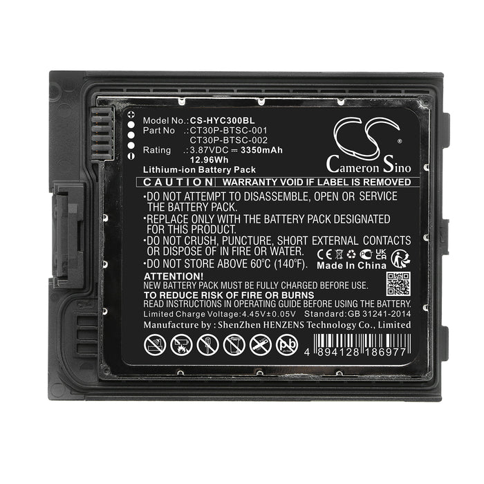 CS-HYC300BL : Battery for Honeywell CT30 XP, CT30 XP HC - Replaces Honeywell CT30P-BTSC-001, CT30P-BTSC-002