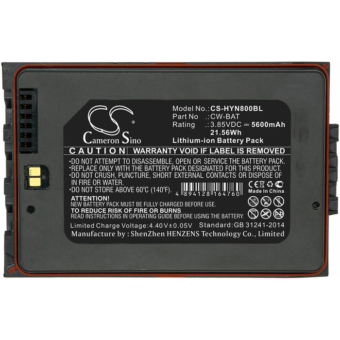 CS-HYN800BL : Battery for Honeywell Dolphin CN80, CN80L0N - Replaces Honeywell CW-BAT, CX80-BAT-EXT-WRLS1, 8754-871810-01