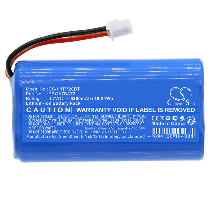 CS-HYP720BT : Battery for Honeywell Home PROA7, Resideo PROA7C, PROA7PLUS and others - Replaces Honeywell PROA7BAT2