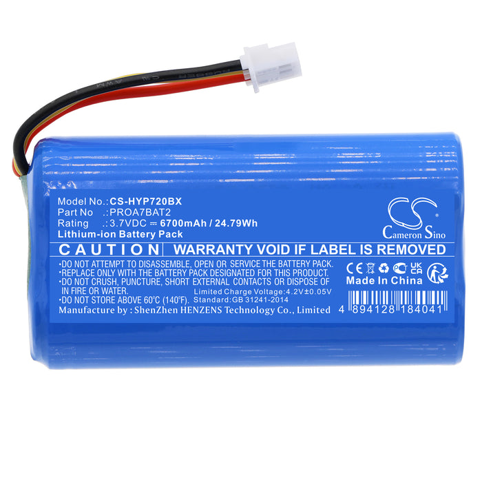 CS-HYP720BX : Battery for Honeywell Home PROA7, Resideo PROA7C, PROA7PLUS and others - Replaces Honeywell PROA7BAT2