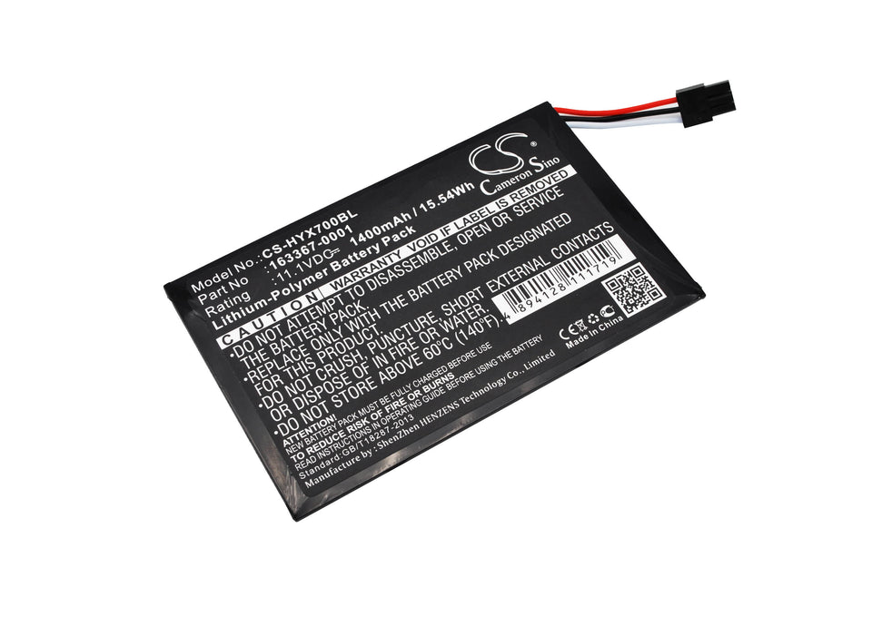 CS-HYX700BL : Battery for Honeywell TX700, TX800 - Replaces Honeywell 163367-0001