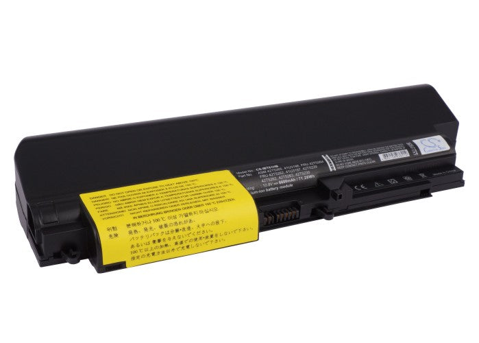 CS-IBT61HB : Battery for IBM ThinkPad T61 7659, ThinkPad T400 2764, ThinkPad T61 6480 and others - Replaces IBM ASM 42T5265, 41U3198, FRU 42T5264 and others