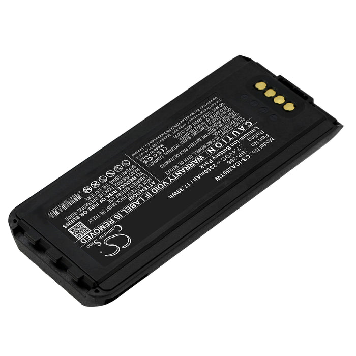 CS-ICA250TW : Battery for Icom IC-A25, IC-A25N, IC-A25NE and others - Replaces Icom BP-288